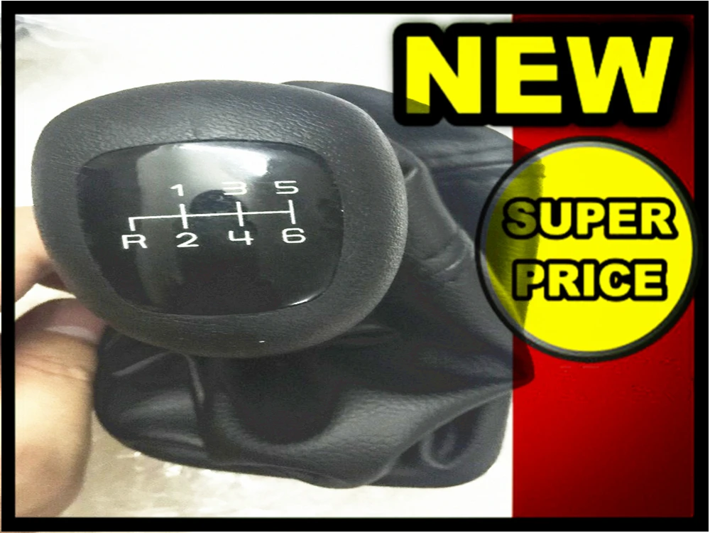

GEAR STICK SHIFT KNOB + GAITER + GIFT FRAME FOR MERCEDES BENZ W202 C 93-01 6 SPEED INNER HOLE DIAMETER 12MM