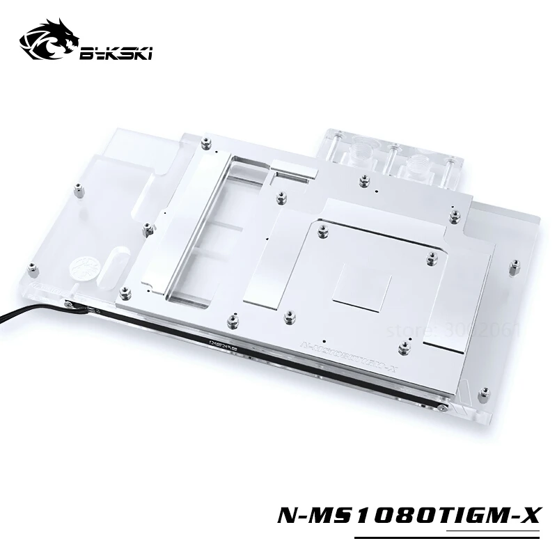  BYKSKI Water Block use for MSI GTX1080Ti Gaming X 11G/ ARMOR 11G OC /Full Cover Graphics Card Coppe