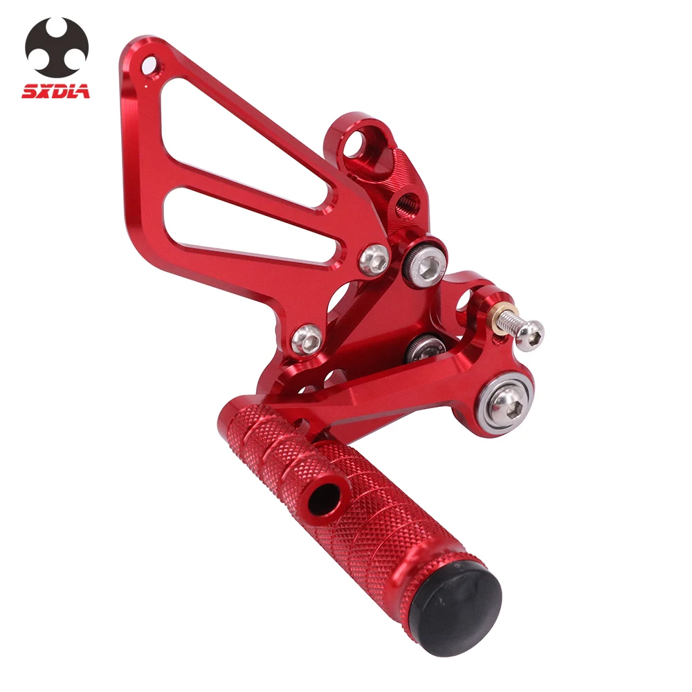 Мотоцикл CNC Регулируемые подножки задний Набор опорные подножки для Ducati 1098 1198 S R Bayliss LE 2009 Tricolore 2007 848 EVO