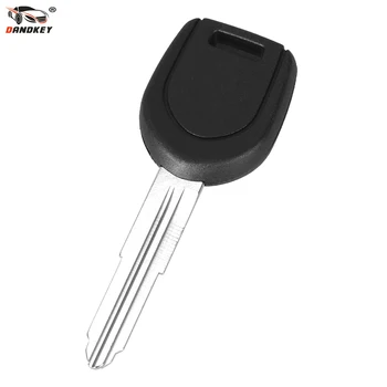 

DANDKEY Uncut Blank key Replacement Transponder Key Shell Left Blade for Mitsubishi Car key