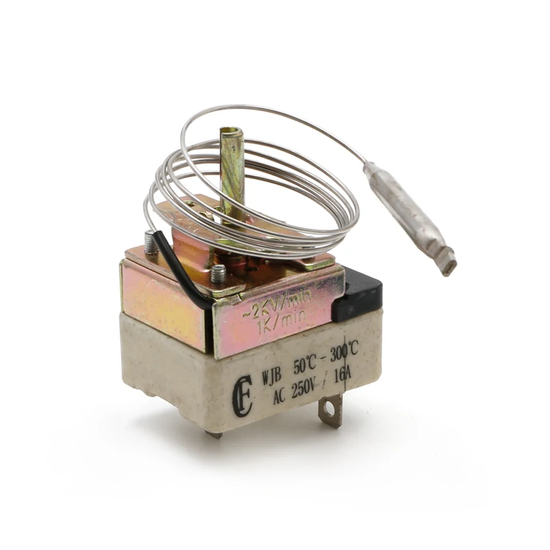 AC 250V 16A 50-300 градусов термостат регулятор температуры NC NO для электрической печи Mar28