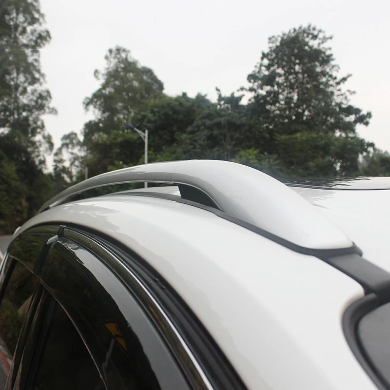

Car Styling Aluminium Alloy Top Roof Rails Racks Side Bars Luggage Carrier Racks For Ford Escape Kuga 2013 2014 2015 2016 2017