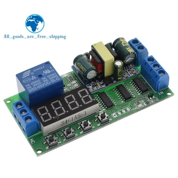 

TZT IO23B01 AC 110V 220V Converter Multifunction Self-lock Relay PLC Cycle Timer Module Delay Time Switch