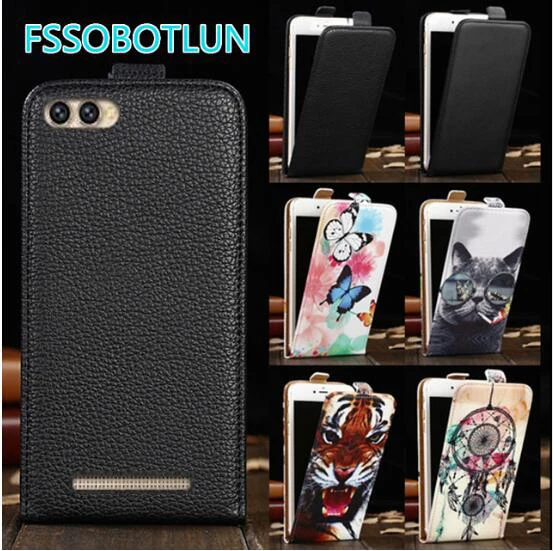 FSSOBOTLUN For BQ BQ-5508L Next LTE Case Luxury Cartoon Painting vertical phone bag flip up and down PU Leather cover 5508L | Мобильные