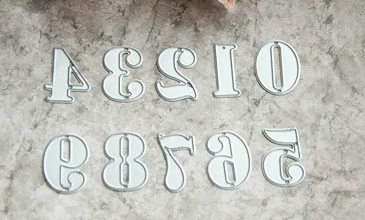 Number stencil Metal Cutting Dies Stencils for DIY Scrapbooking photo album Decorative Embossing DIY Paper Cards baby metal die cutting scrapbooking embossing dies cut stencils decorative cards diy album card paper card maker