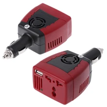 Practical Car Power Inverter Charger Adapter 12V DC To 110/220V AC+USB 5V 150W 15a deep cycle battery charger ac to dc 12v car charger 220v 230v 240v input