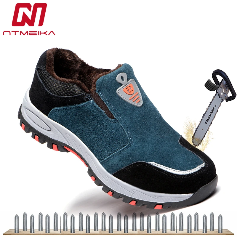 

winter safety shoes for men safety boots steel toe cap Safety Shoes Slip Resistant & Electrical Hazard Work Boots