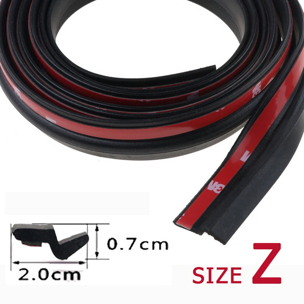 

5Meters Car Seal Strip Car Door Seal Strip Auto Rubber Seal Strips Waterproof Trim Dustproof Sound Insulation Weatherstrip