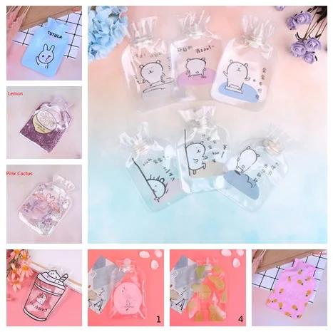 

1 Pc Kawaii Hot Water Bag Creative Cartoon Animal Hand Feet Warming Hot Water Bag Water-filling Bottles