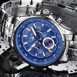 LIGE мужские s часы лучший бренд класса люкс Кварцевые водонепроницаемые часы мужские спортивные часы повседневные модные светящиеся часы