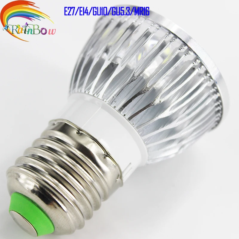 Новинка 2017 GU10 Светодиодный лампа 9 Вт 12 15 E27 светодиодный прожектор Bombillas E14 220V 230V