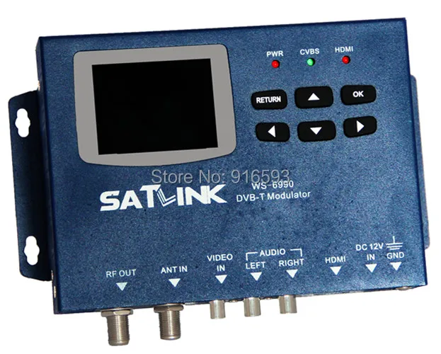 SATLINK WS-6990 1 Route DVB-T модулятор/AV/HDMI