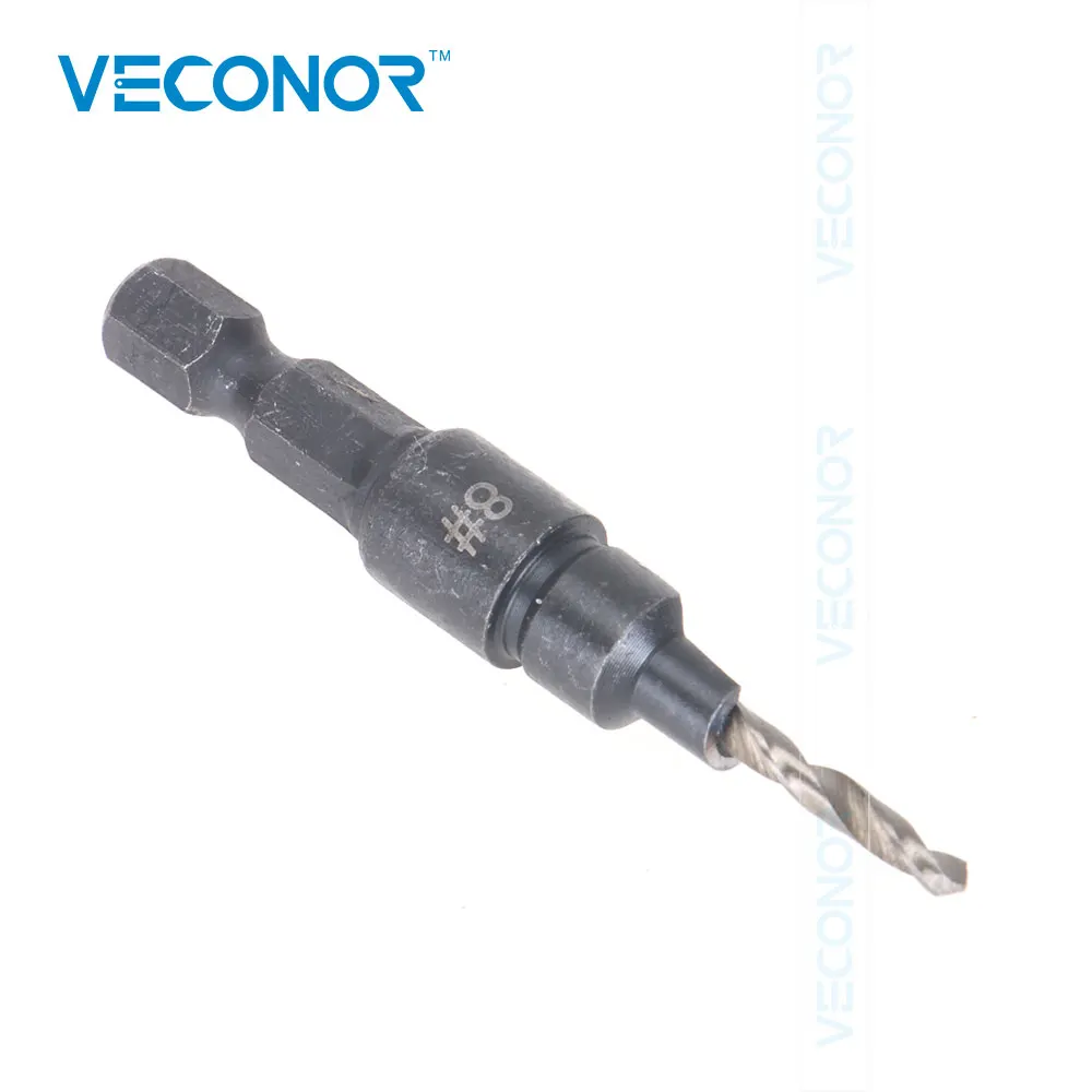 5PCS #5 #6 #8 #10 #12 Countersink Drill Woodworking Drill Bit Set Drilling Pilot Holes High Quality For Screw Sizes 5PCS #5 #6 #8 #10 #12 Countersink Drill Woodworking Drill Bit Set Drilling Pilot Holes High Quality For Screw Sizes