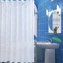 EVA полупрозрачная занавеска для душа для 3D утолщенной ванны занавеска для душа s Moldproof Водонепроницаемая занавеска для ванной комнаты Товары для ванной
