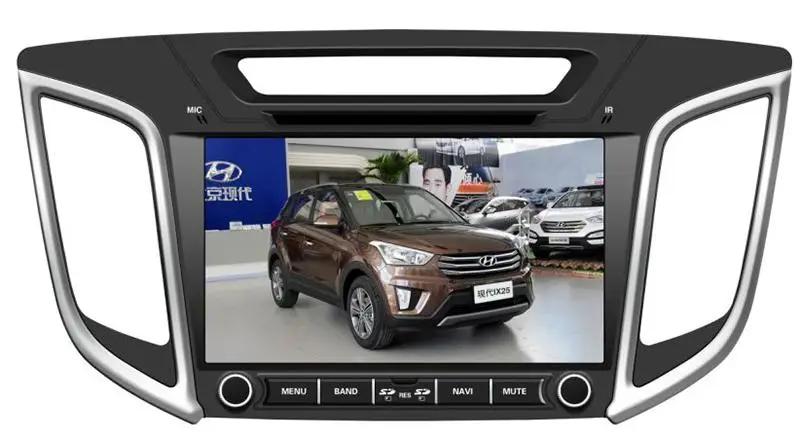 

9" in-dash Car DVD player with GPS(optional),Audio Radio stereo,USB/SD,AUX,BT/TV,car multimedia headunit for Hyundai IX25 2015