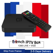 S905 Android 7.1 Smart TV Box&pro neo iptv subscription Europe France Beigium Arabic bein sport iptv tv box