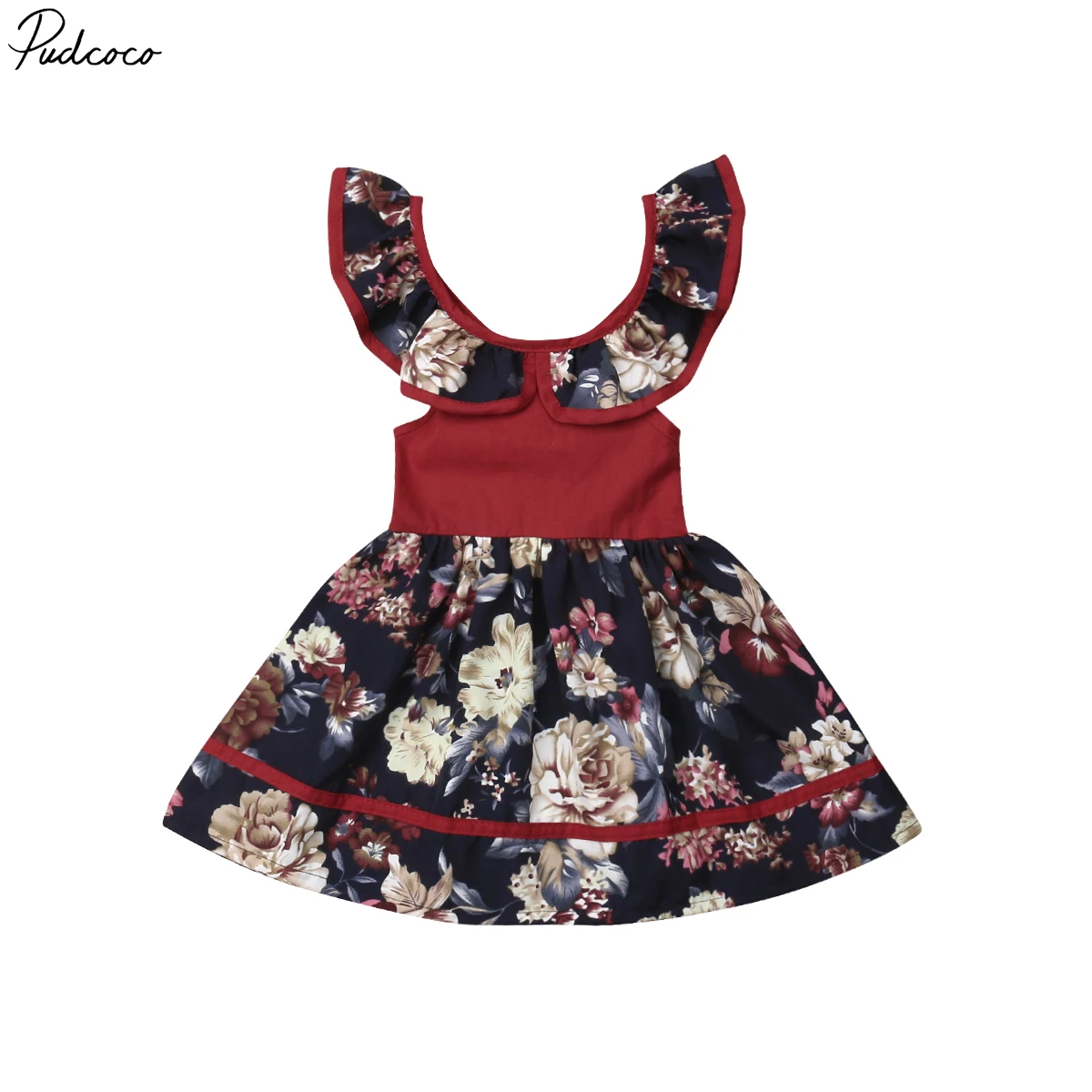 

Toddler Baby Flower Girl Dress Princess Party Casual Dress Pageant Wedding Dresses Vestidos 1-5Y
