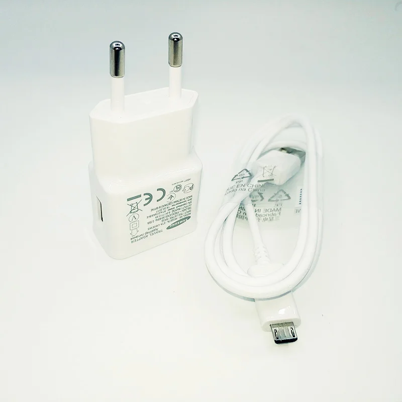 samsung USB зарядное устройство дорожный адаптер 5В 2А 1 м/1,5 м Micro USB кабель для Galaxy S6 S7 Edge J3 J5 J7 Note 5 4 A3 A5 A7