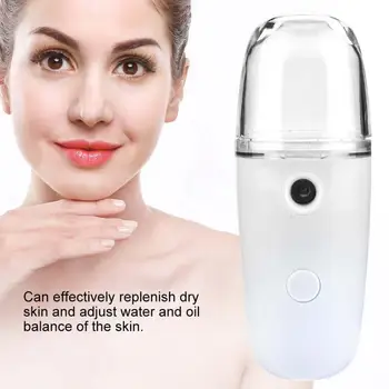 

Laser Hair Removal Machine Pill Shaped Nano Facial Mist Cold Spray Hydrating Sprayer Humidifier Atomization Mister Derma Pen
