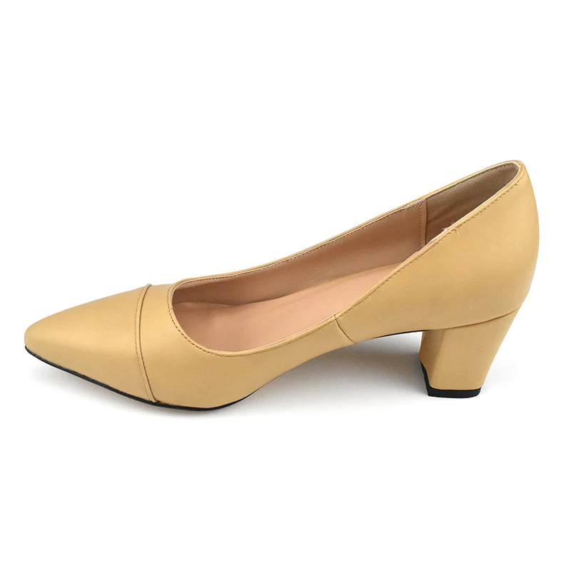 White Women Pumps 6cm High Heels Shoes Woman Comfortable Square Heel Women Shoes Buckle Strap Ladies Shoes Chaussure Femme