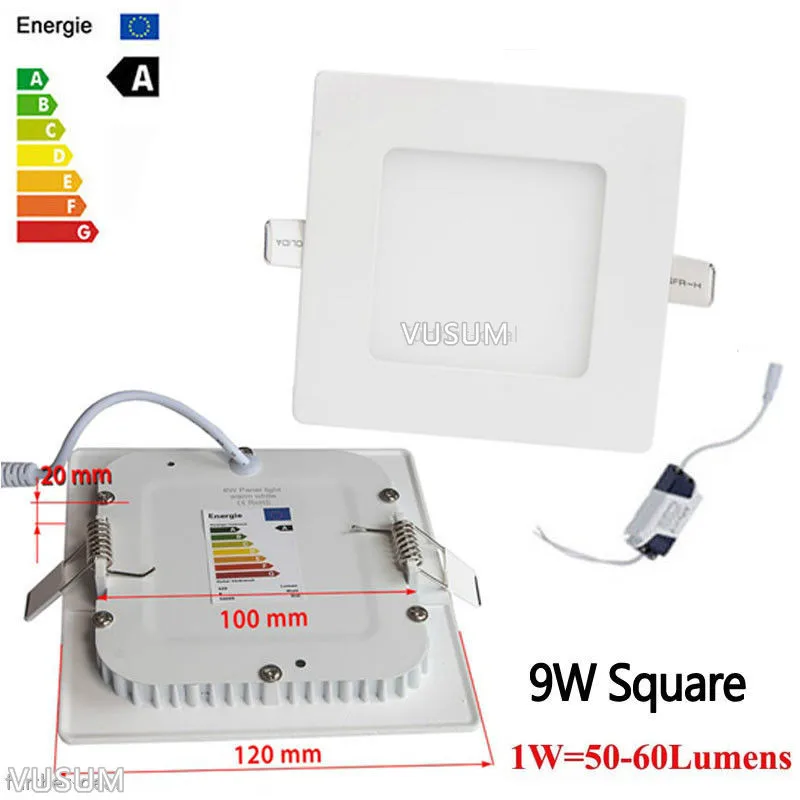 LED Ceiling Light Panel Light 6W 9W 12W 15W 18W 21W AC85-265V Indoor Lighting, Round/Square LED Light led panel light 2x4