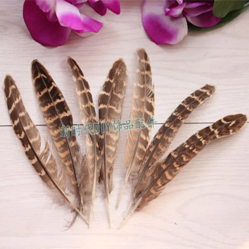 

Free shipping wholesale 50pcs high quality turkey feathers 12-18cm / 5-7inch variety of decorative and Natural color