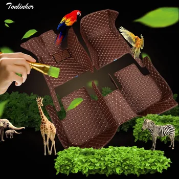 

Tonlinker 3D Car Mats&carpet of the floor for Peugeot series 2008 3008 301 307 308 408 508 ect all weather Floor mat carpets