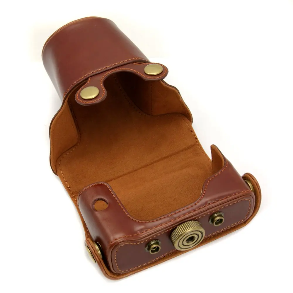 ETC for Pentax Q/Q10 camera case 8.5mm 5 15mm lens PU Leather Case