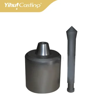 

Yasui K5 yihui casting High pure Graphite casting crucible and stopper,graphite ring made of high pure graphite