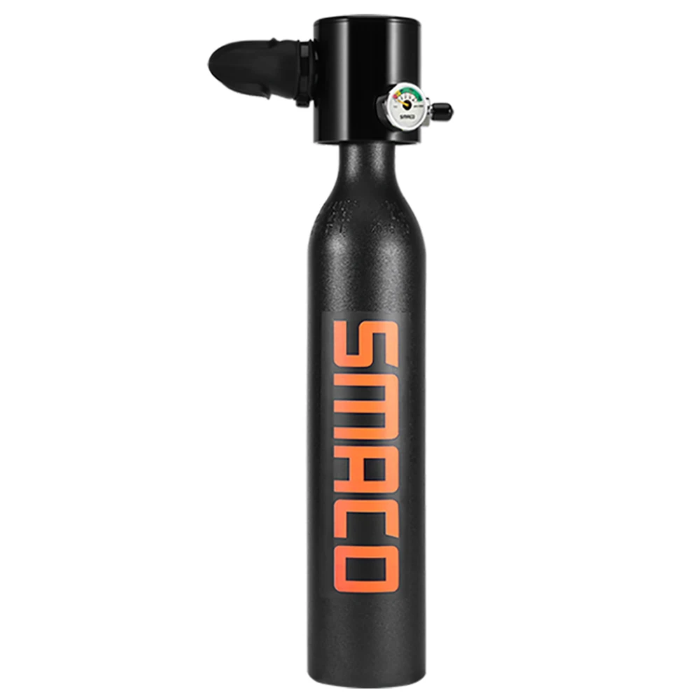 

0.5L Scuba Oxygen Cylinder Diving Air Tank Scuba Regulator Diving Respirator with Gauge Snorkeling Breathing Equipment