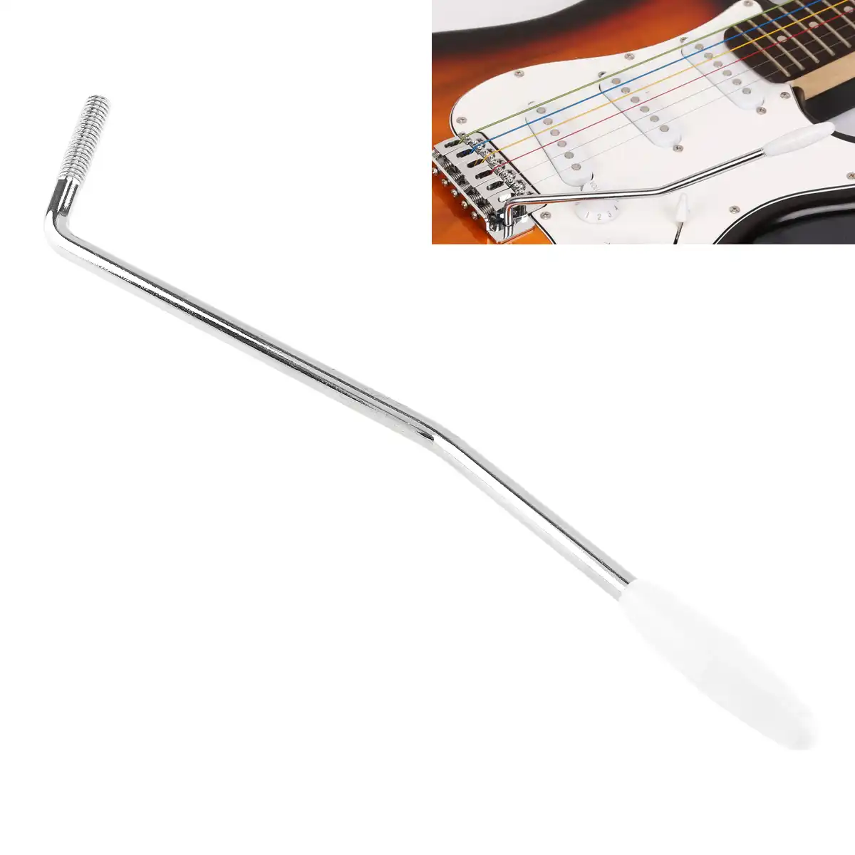 chrome tremolo arm stratocaster guitar 6mm M6 thread steel whammy bar chrome tremolo arm stratocaster guitar 6mm M6 thread steel whammy bar