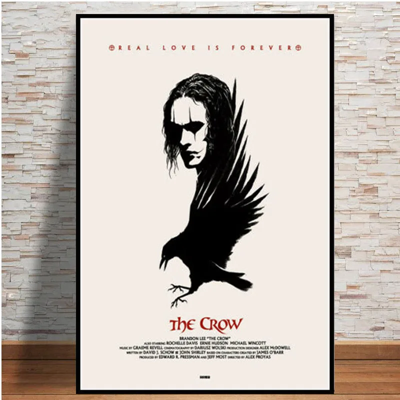 The Crow классический постер с фильмом-ужастиком стены искусства картины плакаты и принты холст живопись для комнаты домашний декор - Цвет: 0013