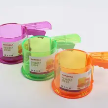 Кухонные формы для выпечки Кондитерские инструменты цвет пластик 350 мл Ручной пресс муки сито Сита Шейкеры 3 шт./лот