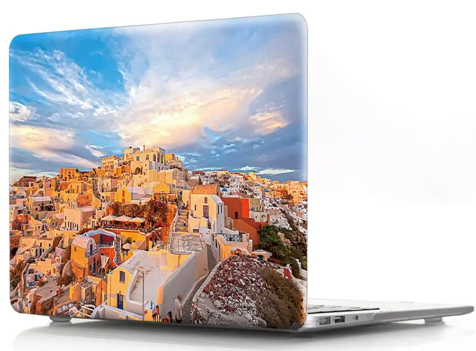 Жесткий чехол с милым животным узором для Apple Macbook Air Pro 11 12 13 15 16, чехол для ноутбука Mac 11,6 13,3 15,4 Touch Bar - Цвет: 20