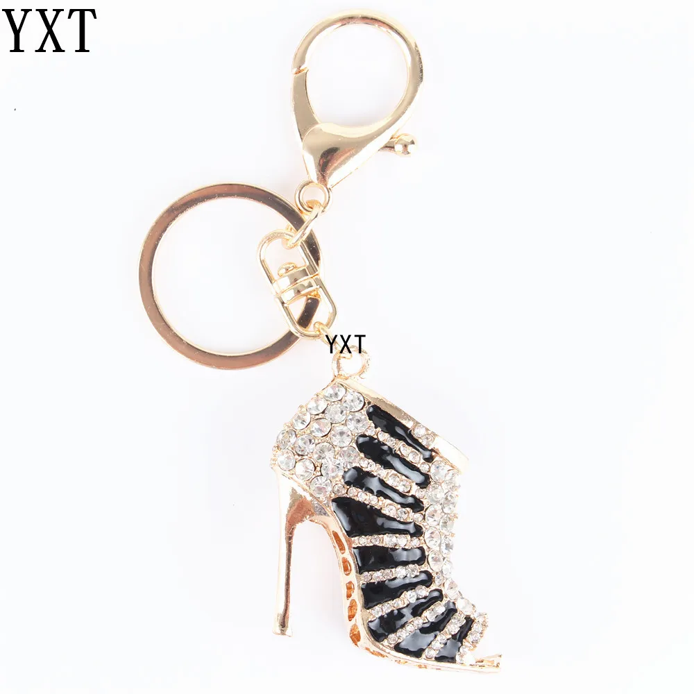 Брелок для ключей на высоком каблуке со стразами|lovers gift|key chain accessorieskeyrings gifts |