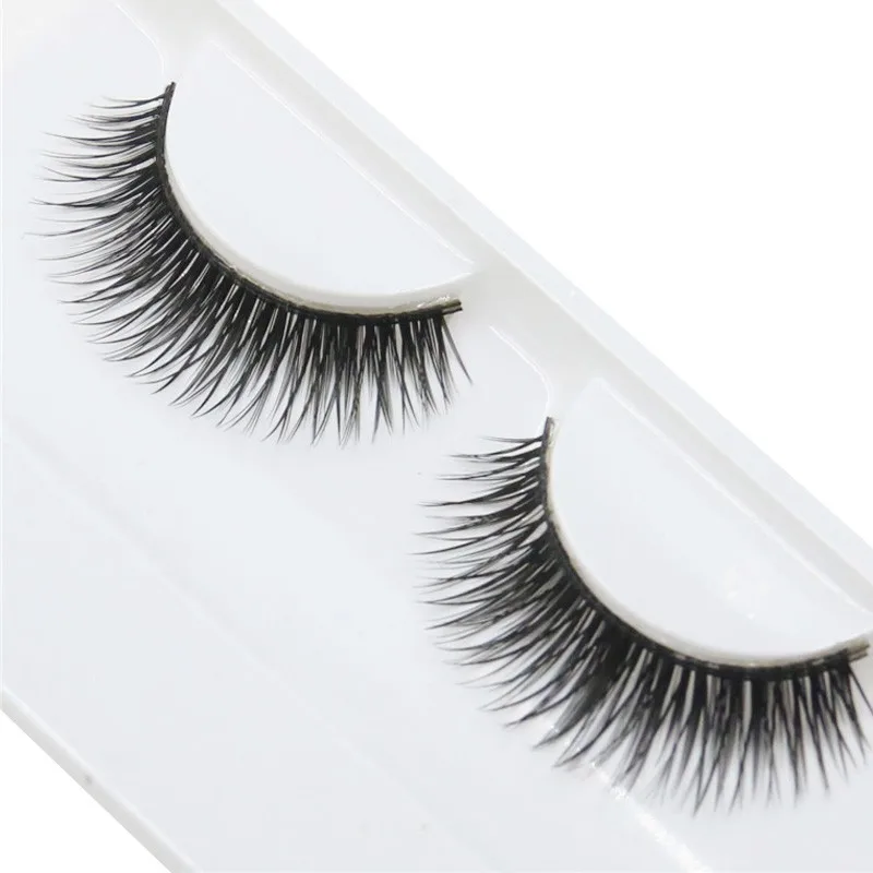 1Pair Luxury 6D False Lashes Fluffy Strip Eyelashes Makeup Handmade Natural Long False Beauty Dense A Pair False Eyelashes Y719