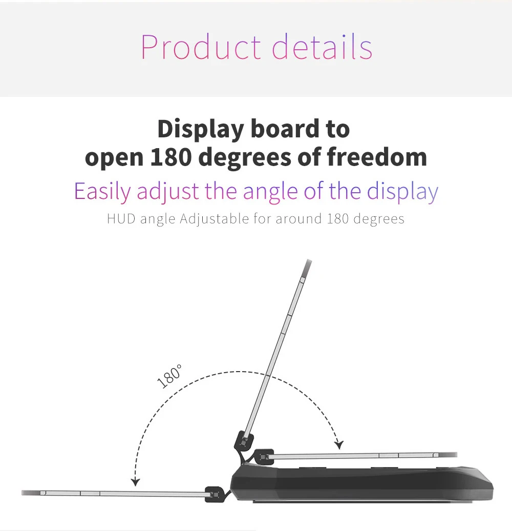 Car HUD 10W Wireless Charger For iPhone X 8 Plus Head Up Display Navigation Stand Holder Qi Wireless Charging For Samsung S8 S9 (8)