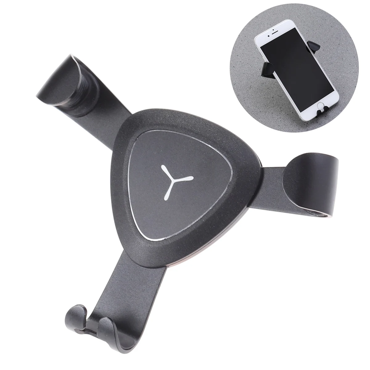 1 шт. Air Vent сотовый телефон автомобильная подставка-держатель Air Vent клип для iPhone Android телефон(черный) A30