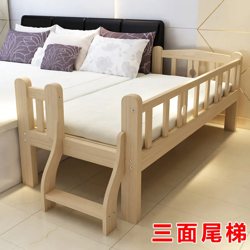 Чистая природа деревянная рама 26 кг спать в одиночестве. Спальня детская кровать сон с родителями маленькая кровать 150*70*40