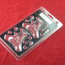 Изготовленная на заказ прозрачная блистерная упаковка упаковок с напечатанной вставкой карты, ПВХ ПЭТ блистерная упаковка упаковок с отверстием для подвешивания- PX3130