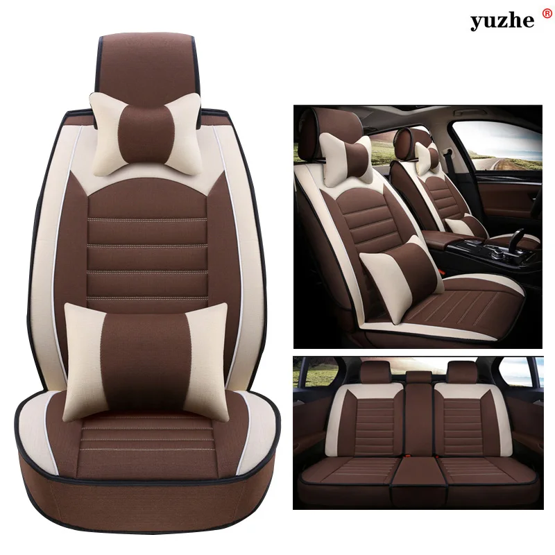 

Yuzhe Linen car seat cover For SEAT LEON Ibiza Cordoba Toledo Marbella Terra RONDA car accessorie STYLING CUSHION
