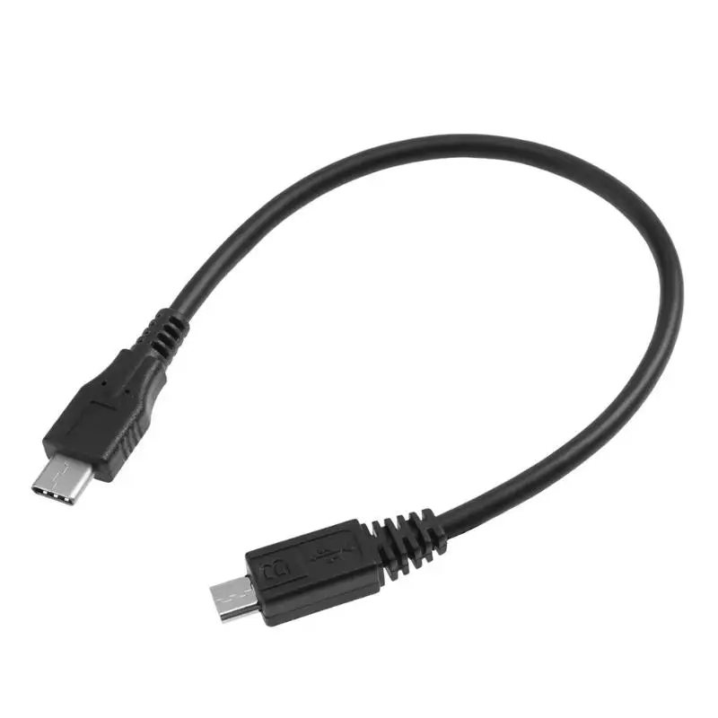 Разъем Кабель-адаптер провода шнур USB 3,1 USB-C тип-c штекер Micro USB 2,0 5pin мужской для мобильного телефона ноутбука планшеты PC 0,2 м