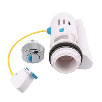 BQLZR Toilet Cistern WC Water-Saving Push Button Dual Flush Valve Draw Off Valve with Maximum Flexibility Fit for 60-75mm Draina universal flush toilet cistern tank single push button flush 38mm mounting hole