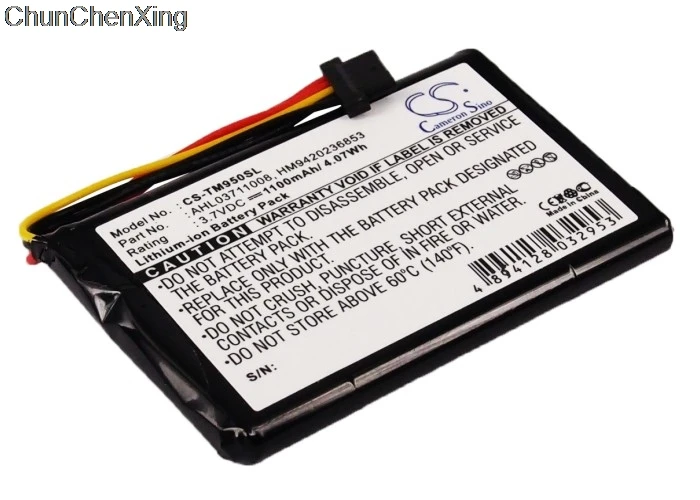 Аккумулятор Cameron Sino для TomTom 4CP9.002.00 8CP9.011.10 Go 950 Live 1100 мАч|Цифровые аккумуляторы| |
