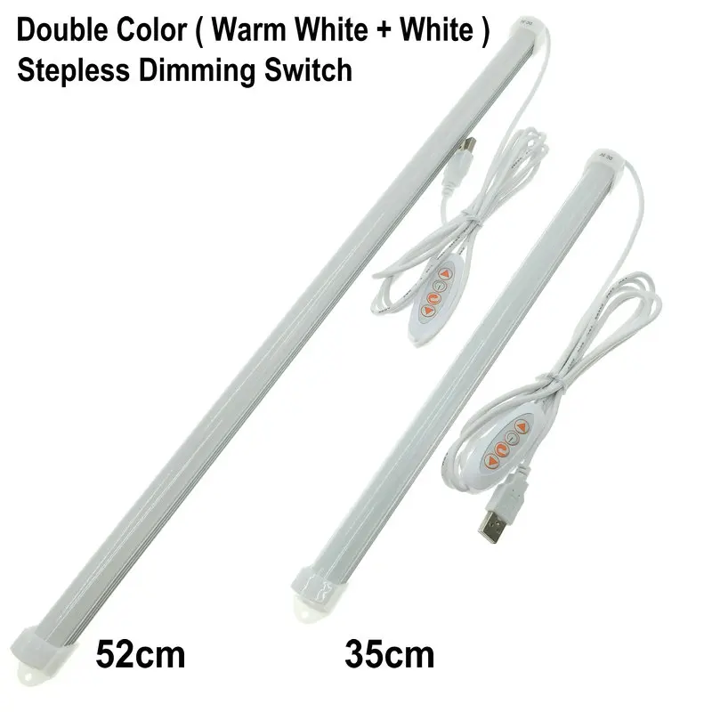 5V LED Book Lamp Student School Dormitory Reading Light USB Switch Adjustable LED Strip for Office Work Children Study Desk Lamp