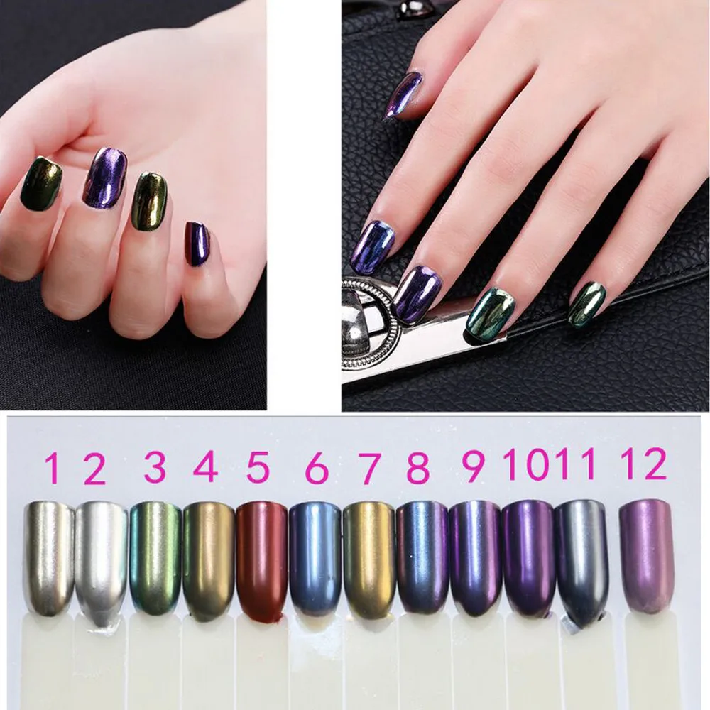 Grosshandel 3g Box Spiegel Effekt Pulver Fur Nagel Glanzende Magie Chrom Pigment Nagel Glitter 2 Stuck Pinsel Werkzeug Von Anmas1000 3 71 Auf De Dhgate Com Dhgate