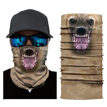 

Bicycle Magic Headband Neck Warmer Cycling Face Mask 3D Bike Head Scarf Bandana Scarves Animal Masks for Outdoor Sports