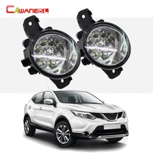 Cawanerl 2 X Car Styling Fog Light LED Light Daytime Running Light 12V DC For Nissan Qashqai / Qashqai +2 (J10, JJ10) 2007-2012