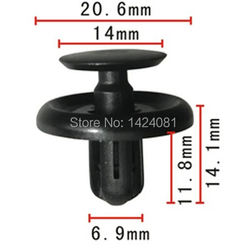 100x FOR LEXUS TOYOTA ENGINE UNDER COVER RETAINER 90467-07201