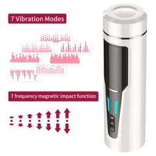 leten Aircraft Cup 7 Frequency Fully Automatic Vibrator Peristaltic Pronunciation Male Masturbator Erotic pussy Sex Toys For Men